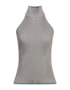 Fendi Woman Top Light Brown Size 6 Wool, Viscose, Polyester, Elastane In Beige