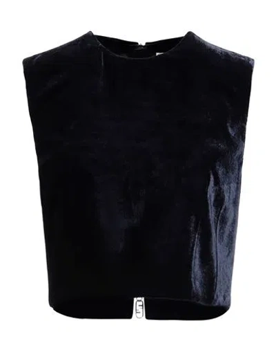 Fendi Velvet Top In Black