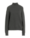 Fendi Woman Turtleneck Military Green Size 6 Cashmere, Polyamide