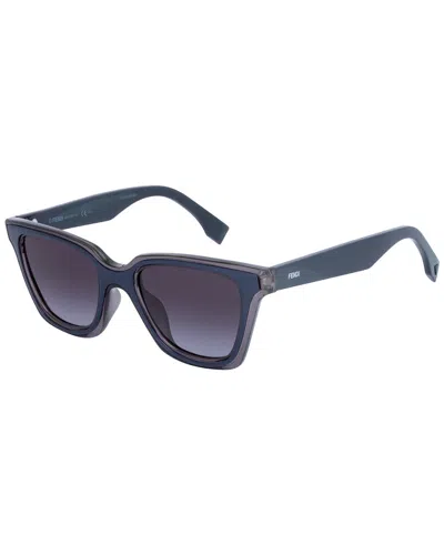 Fendi Women's 0195/s 50mm Sunglasses In Blue