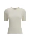 Fendi Women 1925 T-shirt In Burgundy