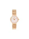 Fendi Women's 29mm Rose Gold Ip Stainless Steel & 0.40 Tcw Diamond Bracelet Watch In Rose Gold