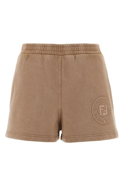 FENDI FENDI WOMEN 3D 'FENDI ROMA' SHORTS