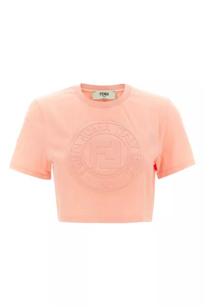 FENDI FENDI WOMEN 3D 'FENDI ROMA' T-SHIRT