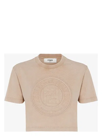 Fendi Women's 3droma Cropped T-shirt
