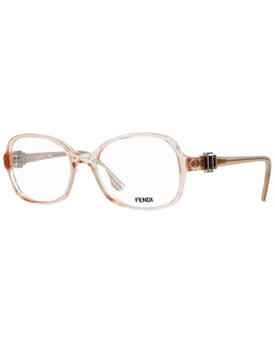 Fendi Women's 52mm Optical Frames In Pink