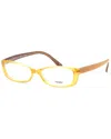 Fendi Women's Opticals In Yellow
