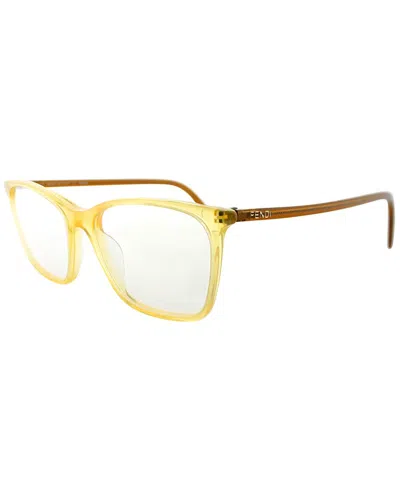 Fendi Women's 946 53mm Optical Frames In Yellow