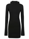 Fendi Women Abito Mini In Lana In Black