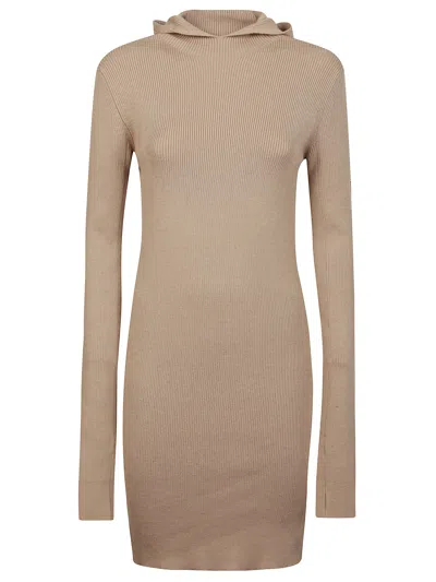 Fendi Women Abito Mini In Lana In Brown