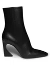 Fendi Point-toe Ankle Boot In Black