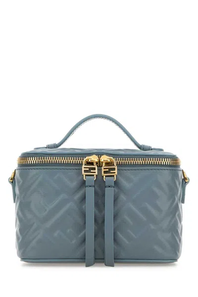 Fendi Women Backpack  Vitello Grace In Blue