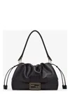 Fendi Black Mamma Baguette Large Bag In Nerooro