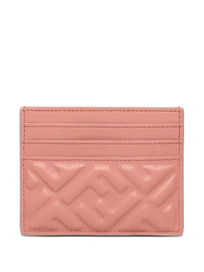 FENDI FENDI WOMEN BAGUETTE LEATHER CARD CASE