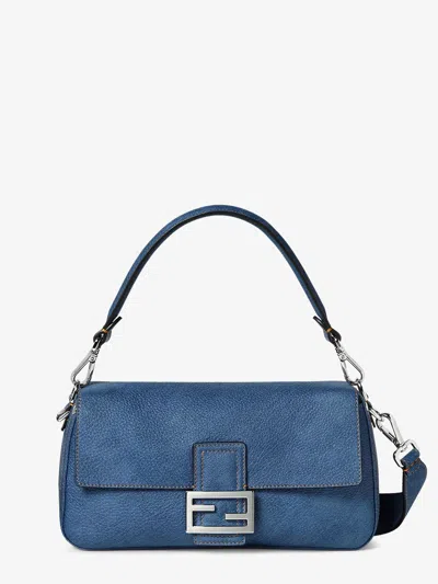 Fendi Women Baguette Leather Shoulder Bag In Multi