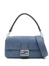 Fendi Women Baguette Leather Shoulder Bag In Multi