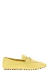 Fendi Baguette Loafers In Yellow
