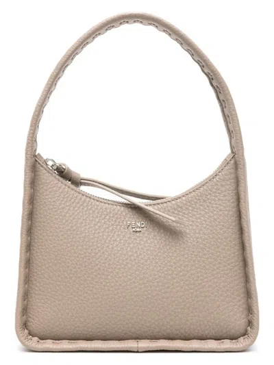 FENDI WOMEN'S BAGUETTE MINI FENDESSENCE TAUPE
