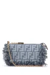 Fendi Women Baguette Pouch Fabric Ff