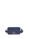 Fendi Women Baguette Romano Shoulder Bag In Blue