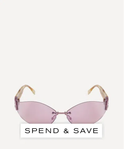 Fendi Women's Baguette Rose Acetate Sunglasses