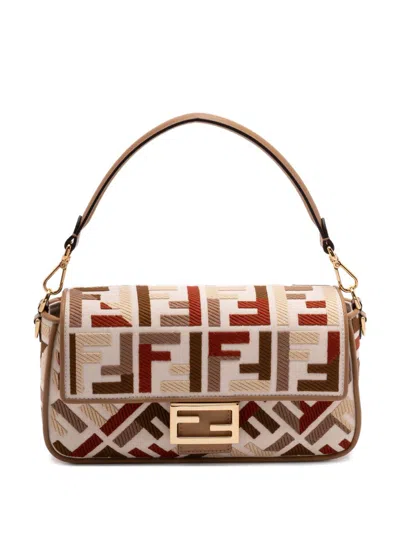 Fendi Women Baguette +tracolla Borsa A Spalla In Multi