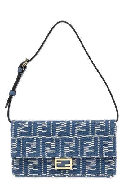 FENDI FENDI WOMEN 'BAGUETTE' WALLET ON CHAIN
