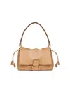 Fendi Beige Medium Baguette Mamma Shoulder Bag In Neutral