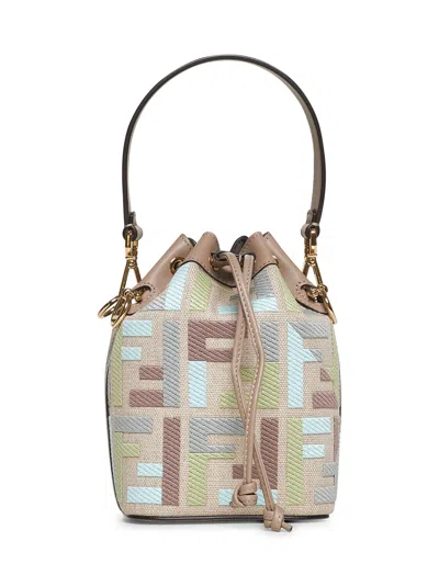 Fendi Women Beige Mon Tresor Minibag