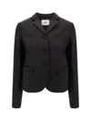 Fendi Tailored Cotton Blazer Jacket In Multicolor