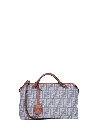 Fendi Women Blue By The Way Soft Medium Handbag In Multi
