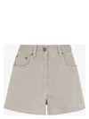 Fendi Roma Flared Denim Shorts