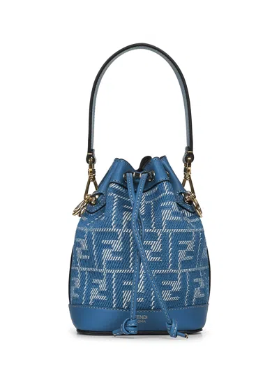 Fendi Women Blue Mon Tresor Minibag