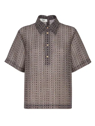 FENDI FENDI WOMEN BOXY SHIRT