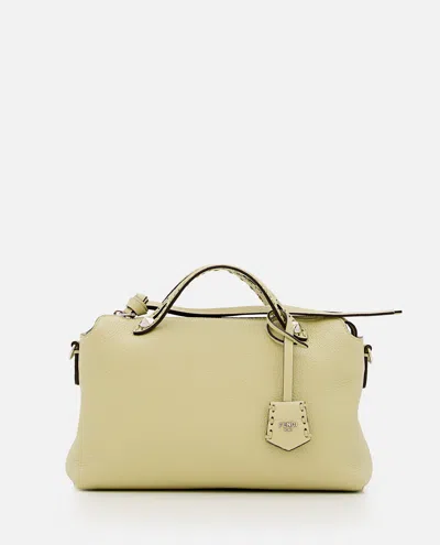 Fendi Women By The Way Leather Bag In Yellow