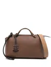 Fendi Michael Kors Black Leather Bags In Brown