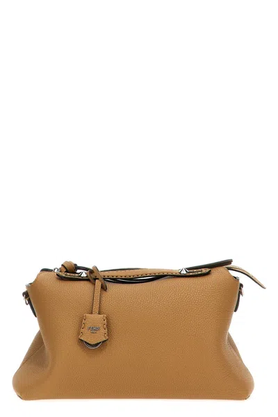 Fendi By The Way Selleria Large Handbag In Cream