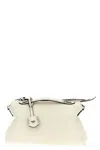 Fendi Large Selleria Tote Bag With Buckle Detail In White