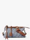 Fendi Women By The Way Soft Medium Ff Jacquard Denim Crossbody Bag In Multi