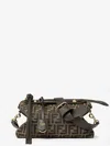 Fendi Women By The Way Soft Medium Ff Jacquard Fabric And Leather In Multi