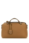 Fendi Women Camel Leather Large By The Way Handbag In Brown
