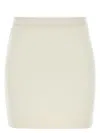 Fendi White Cashmere Blend Mini Skirt