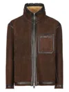 Fendi Women's Chocolate Suede Jacket