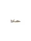 Fendi Lite Velvet Patterned Sling Back Flats In Ashtortora