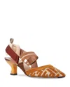 Fendi Women's Colibri Ff Slingback Pumps In Multi