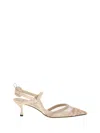 Fendi Women Colibri Lite Pumps In Gold