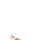 Fendi Colibri Lite Slingback In Pink Ff Mesh Women