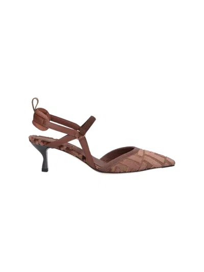 FENDI FENDI WOMEN COLIBRÌ LITE" SLINGBACK PUMPS