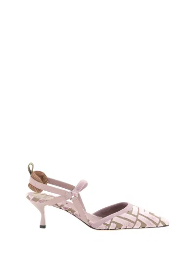 Fendi Women Colibri Pumps In Multicolor