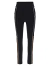 Fendi Color Block Leggings Multicolor In Multi
